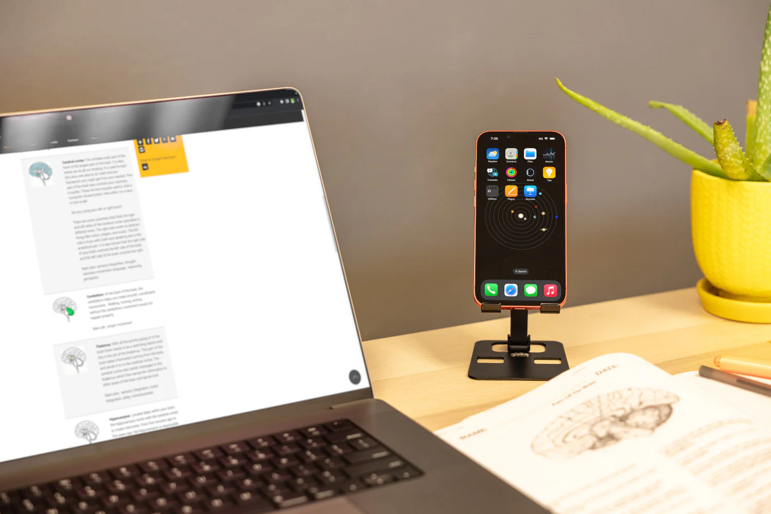 Foldable Desk Phone Stand - Image 3