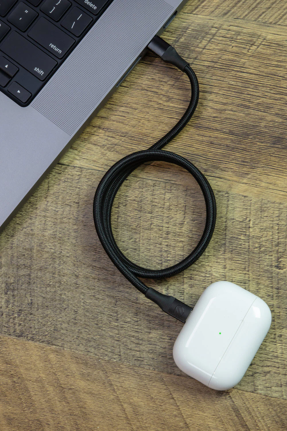 MagStack Tangle-Free USB-C to USB-C Magnetic 3 Ft. Charging Cable - Image 3