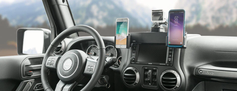 Jeep Wrangler JK Extra-Strength Dash Mount - Image 3