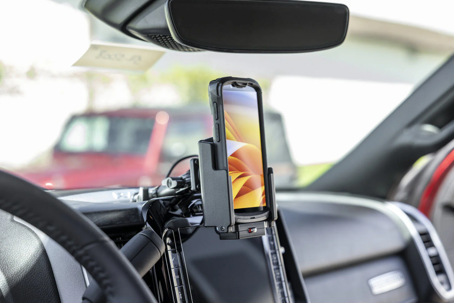 Commercial Dash Mount with Pedestal for RAM Trucks (Large Screen Models) - Image 4