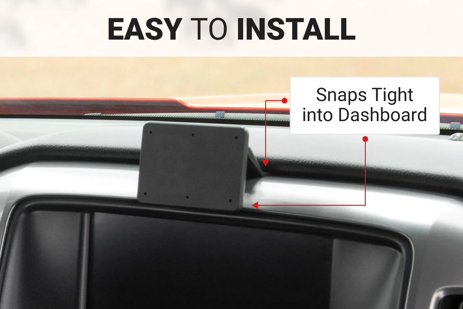 Center Dash Mount for GMC Sierra 2500/3500 - Image 2