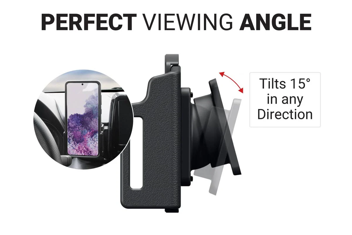 Adjustable Phone Holder for Slim to Medium Cases (for Samsung Galaxy S22+, S21+, S20+, Google Pixel 8 Pro, Pixel 7 Pro, and more) - Image 6