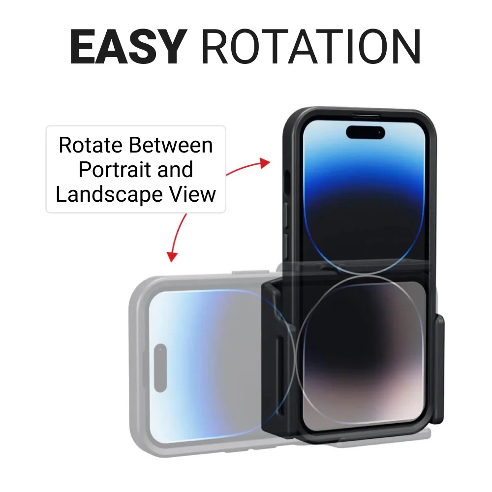 Adjustable Holder for iPhone 16 Plus/16 Pro Max, 15 Plus/15 Pro Max (with Medium Cases) - Image 3