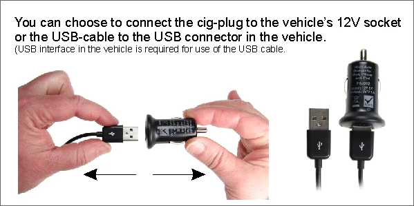 iPad Mini Charging Holder with USB Cigarette Lighter Plug - Image 4