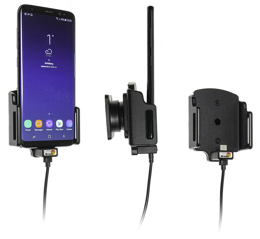 Universal Adjustable Cig-Plug Charging Holder for Medium Phones (Slim to Medium Case) - Image 2