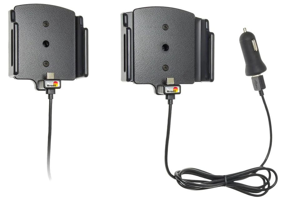 Universal Adjustable Cig-Plug Charging Holder for Large Phones (Slim to Medium Case)