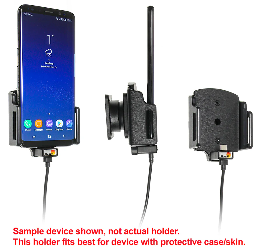 Universal Adjustable Cig-Plug Charging Holder for Large Phones (Slim to Medium Case) - Image 2
