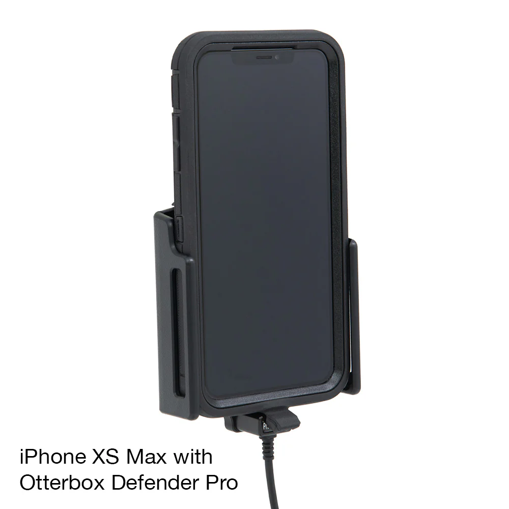 Adjustable iPhone Charging Holder with USB Cigarette Plug for Rugged Cases - Image 3