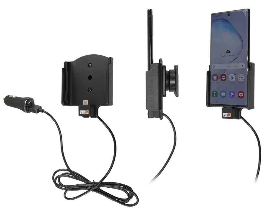 Galaxy Note10 Charging Holder with USB Cigarette Lighter Plug - Image 2