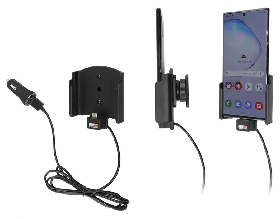 Galaxy Note10+ Charging Holder with USB Cigarette Lighter Plug - Image 2