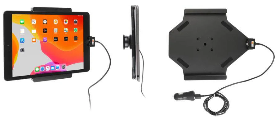 iPad Charging Holder with USB Cigarette Lighter Plug