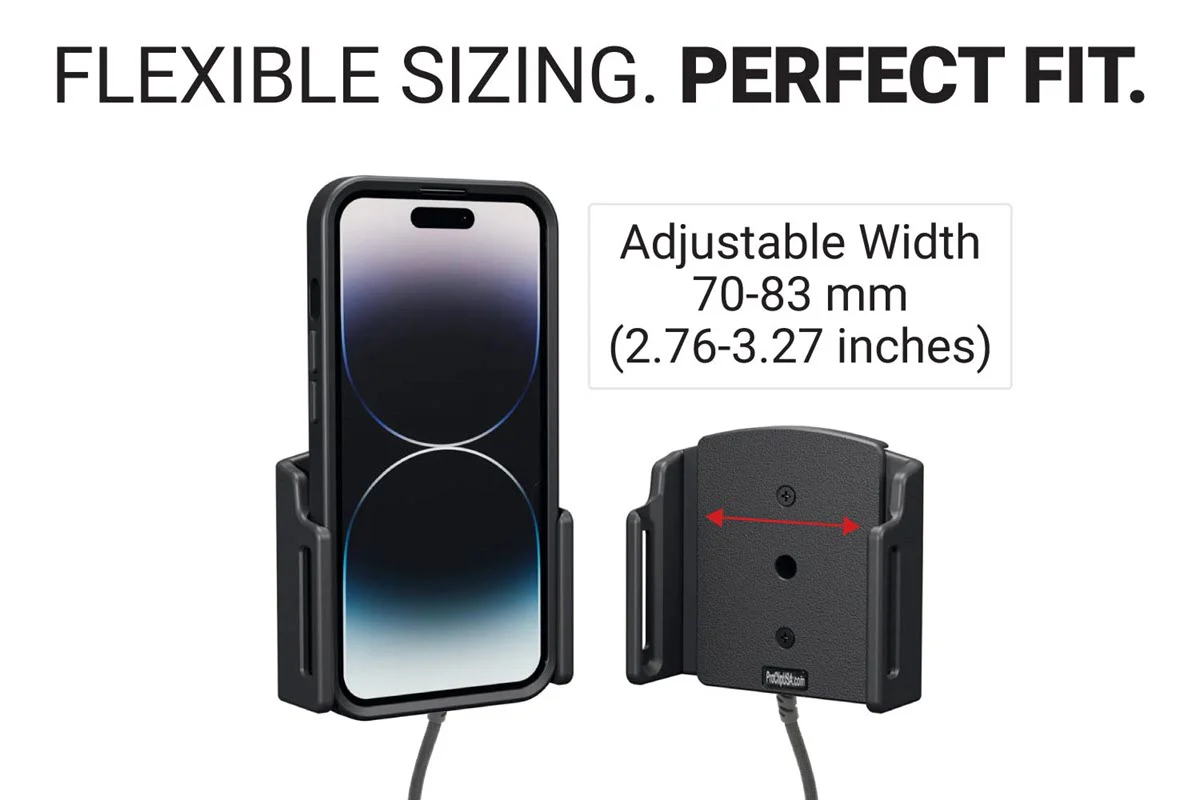 Adjustable Charging Holder (iPhone 14 Pro, 14, 13 Pro, 13, 12 Pro & 12) - Image 3