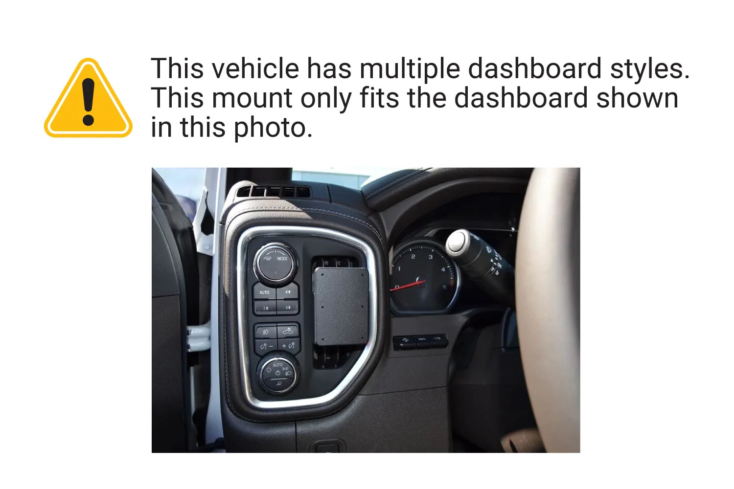 Left Dash Mount for Chevy Silverado and GMC Sierra - Image 5