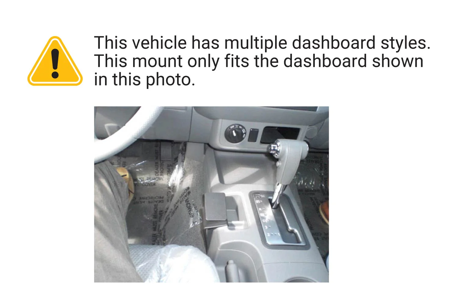 Left Console Mount for Nissan Frontier, Xterra, Suzuki Equator - Image 3