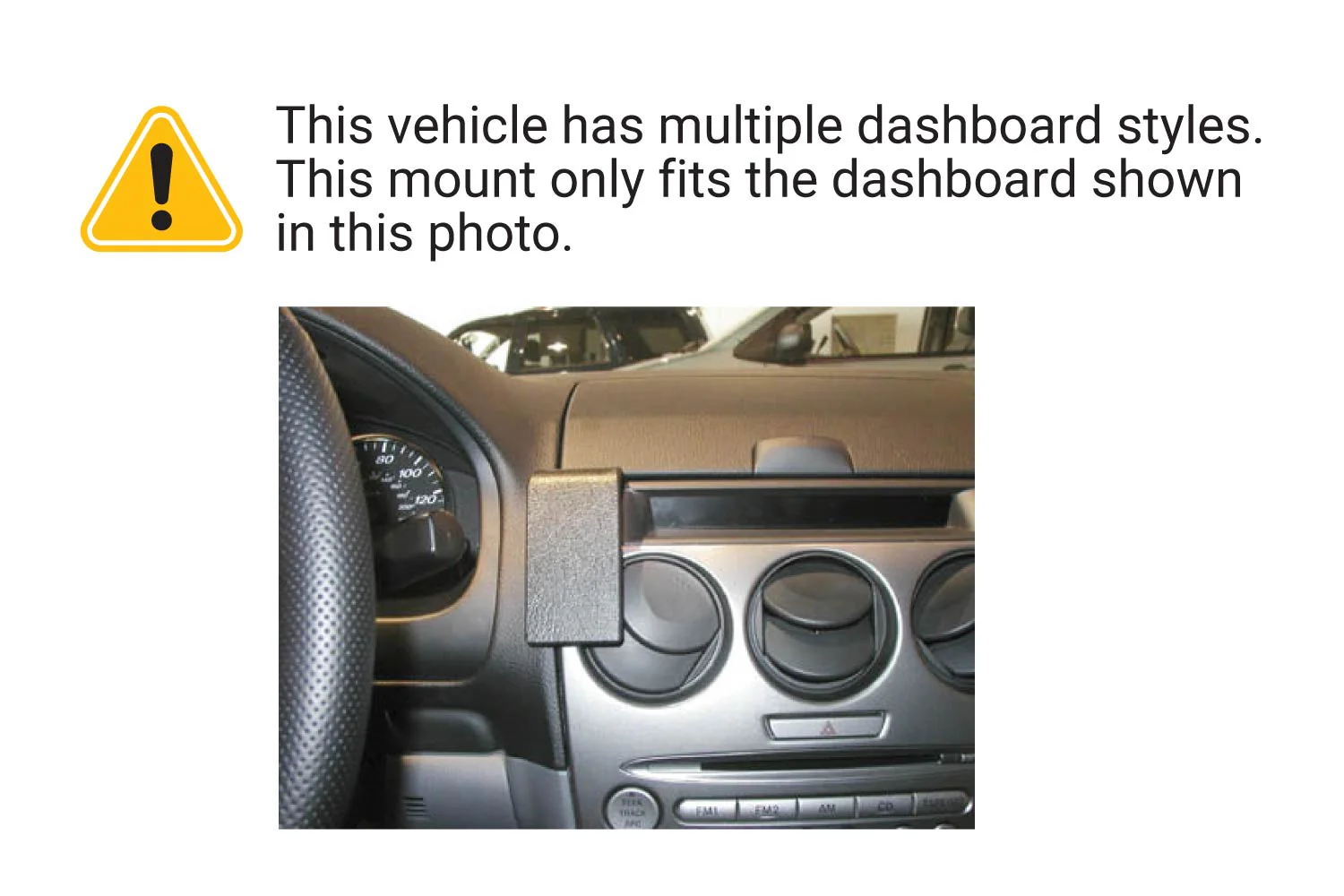 Center Dash Mount for Mazda 6 - Image 3