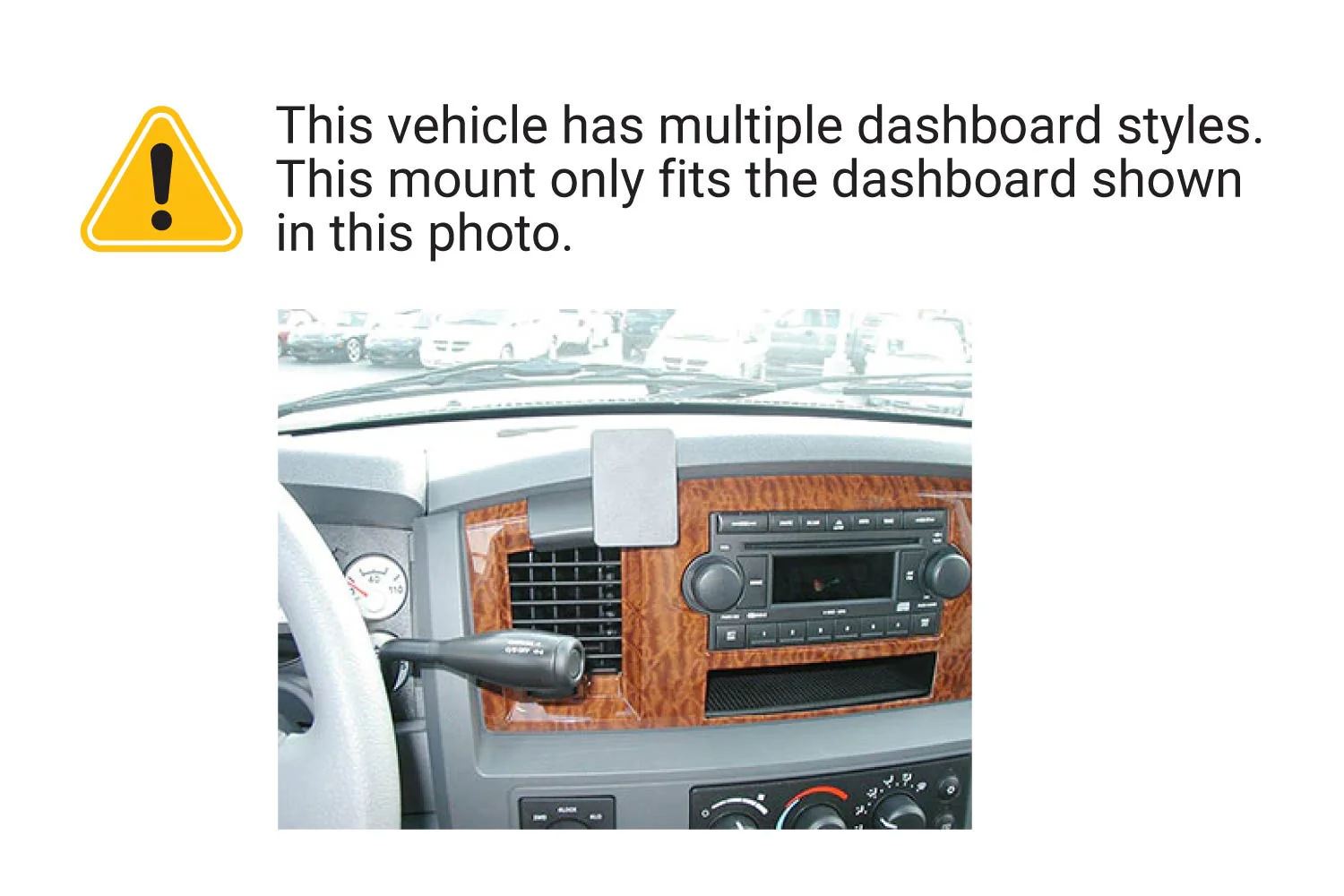 Center Dash Mount for Dodge Ram Pickup 1500/2500/3500/4500 - Image 5
