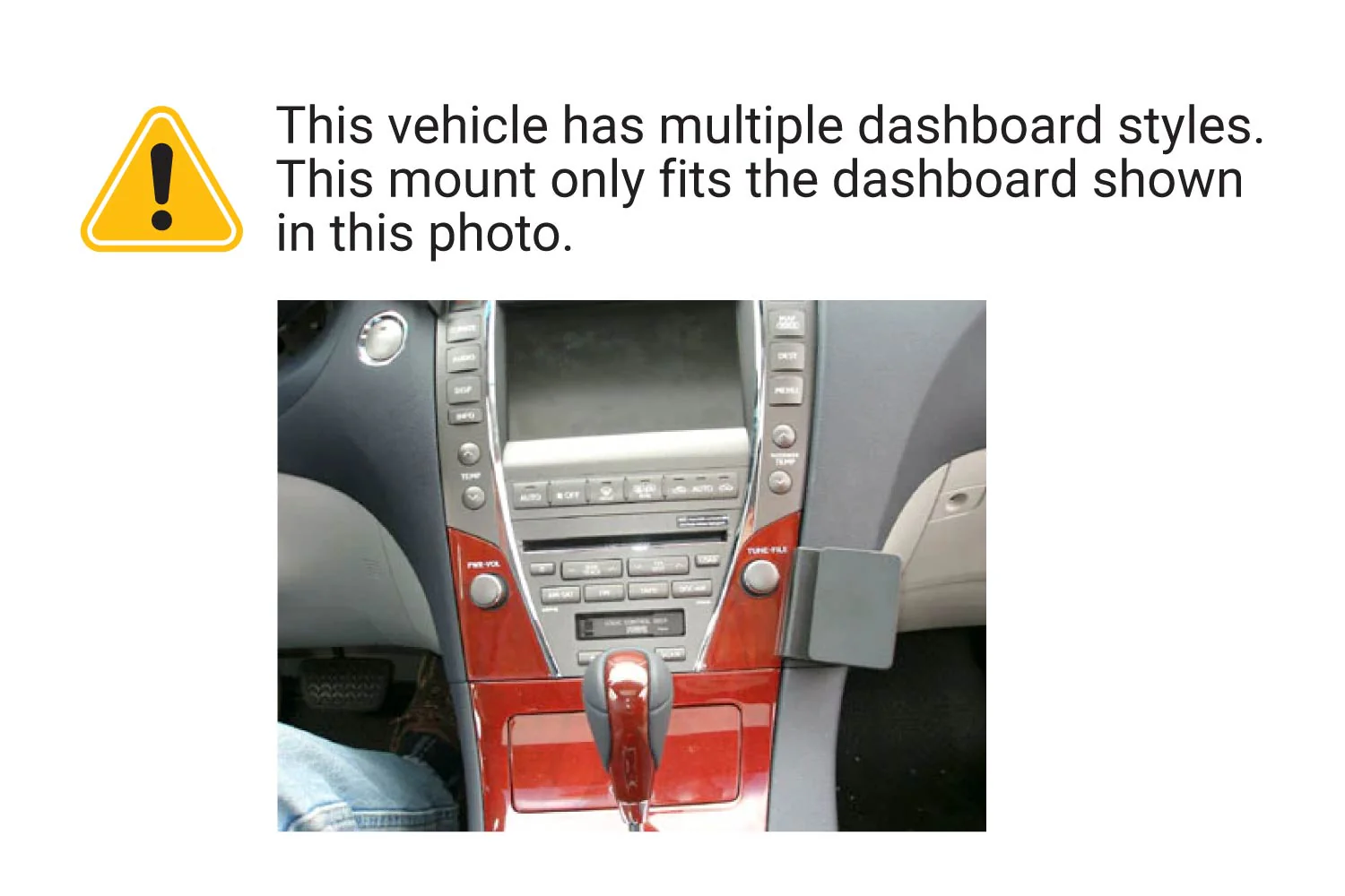 Angled Dash Mount for Lexus ES - Image 3
