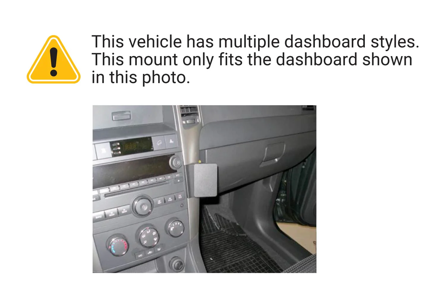 Angled Dash Mount for Chevy Captiva - Image 3