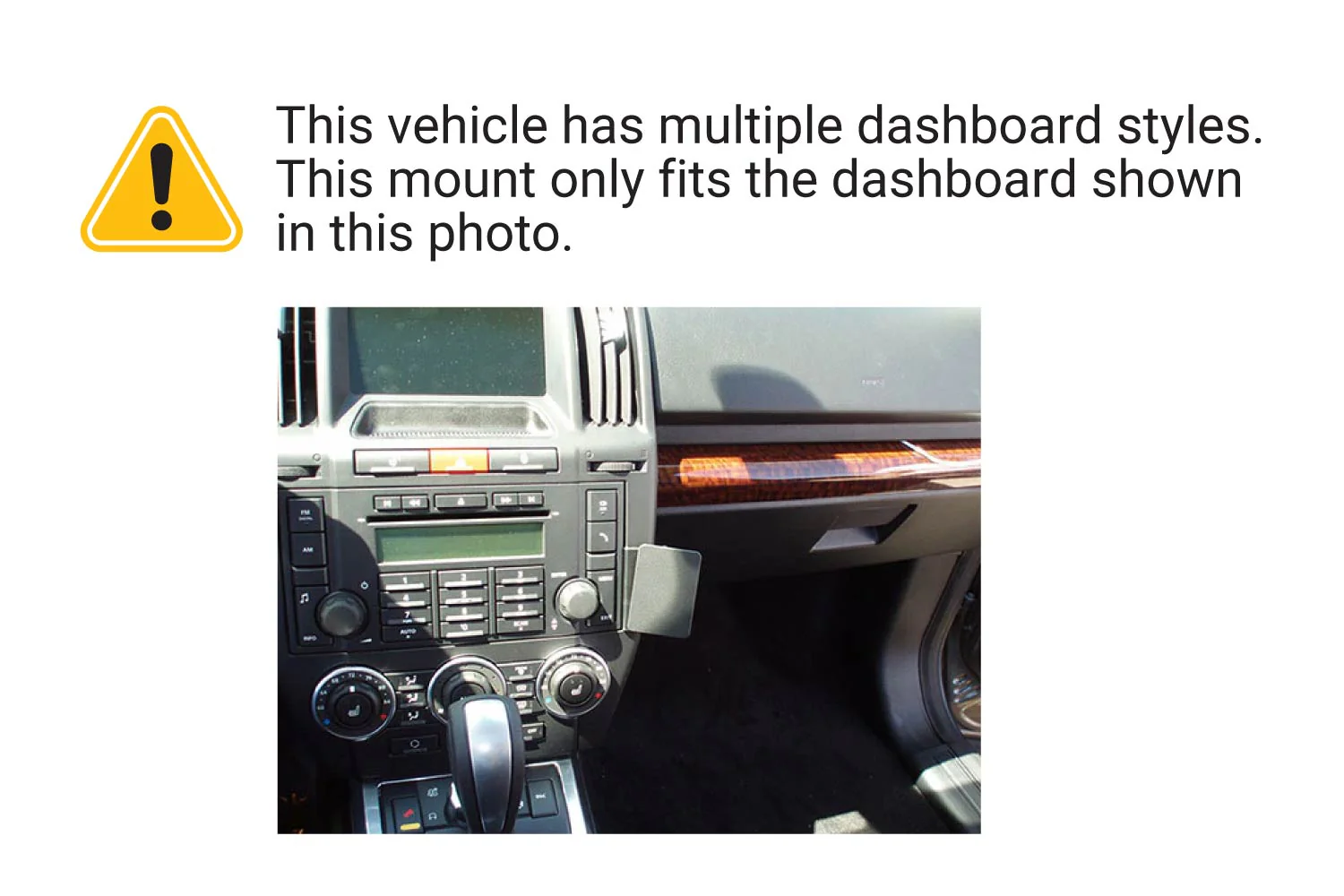 Angled Dash Mount for Land Rover LR2 - Image 3
