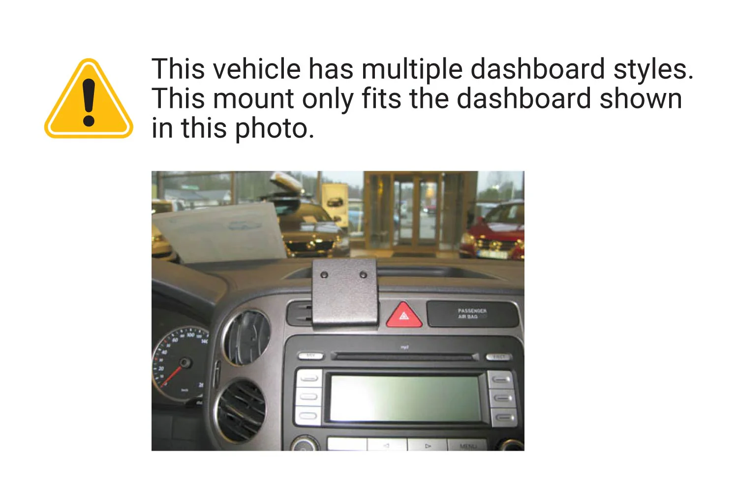 Center Dash Mount for VW Golf Plus, Tiguan - Image 3