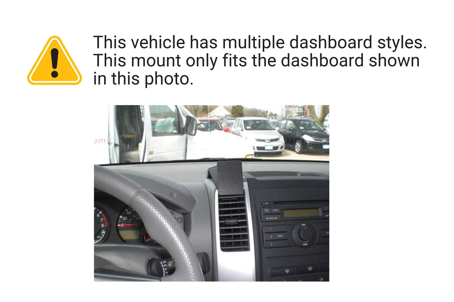 Center Dash Mount for Nissan Frontier, Xterra, Suzuki Equator - Image 3