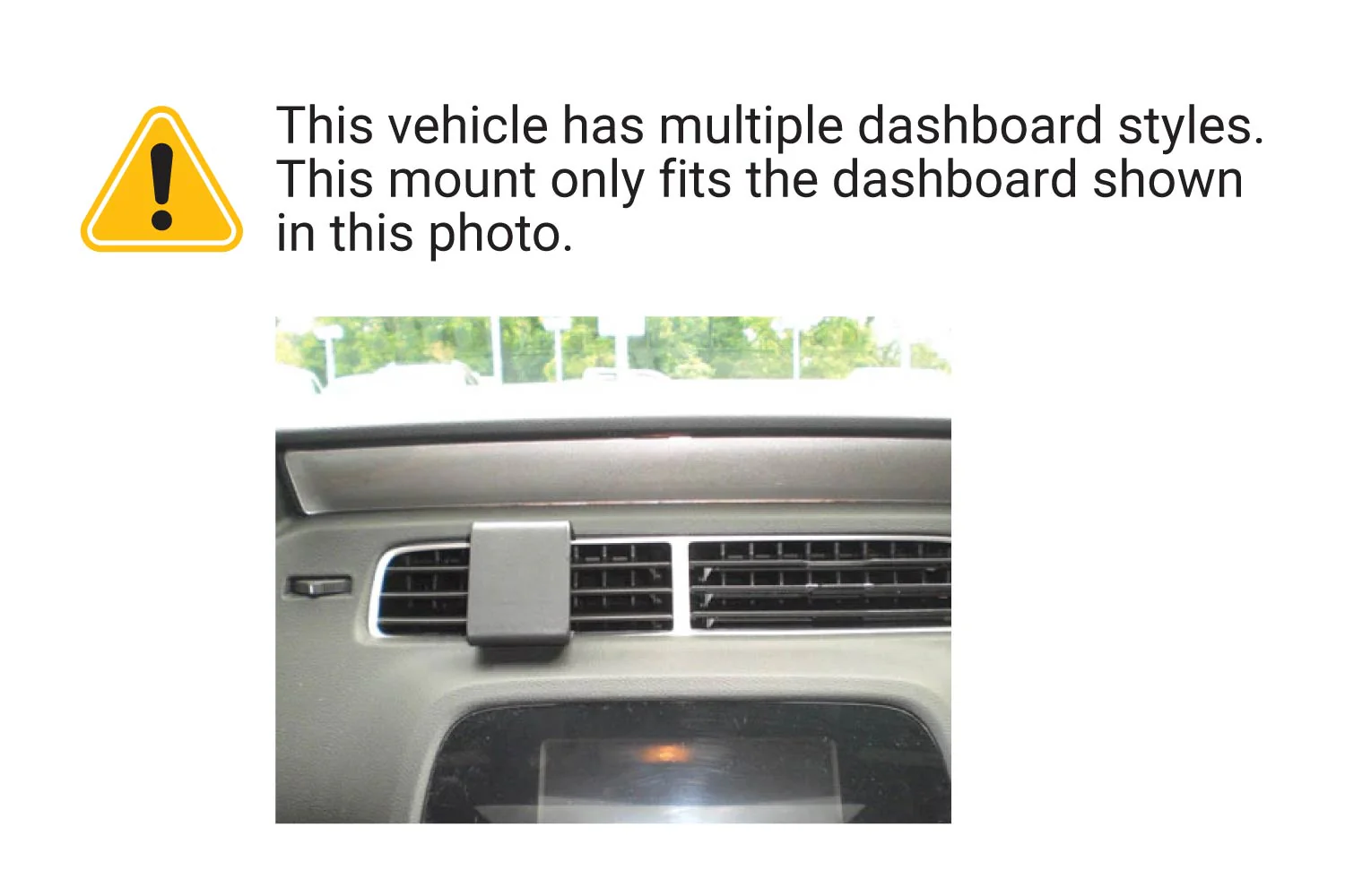 Center Dash Mount for Chevy Camaro - Image 3