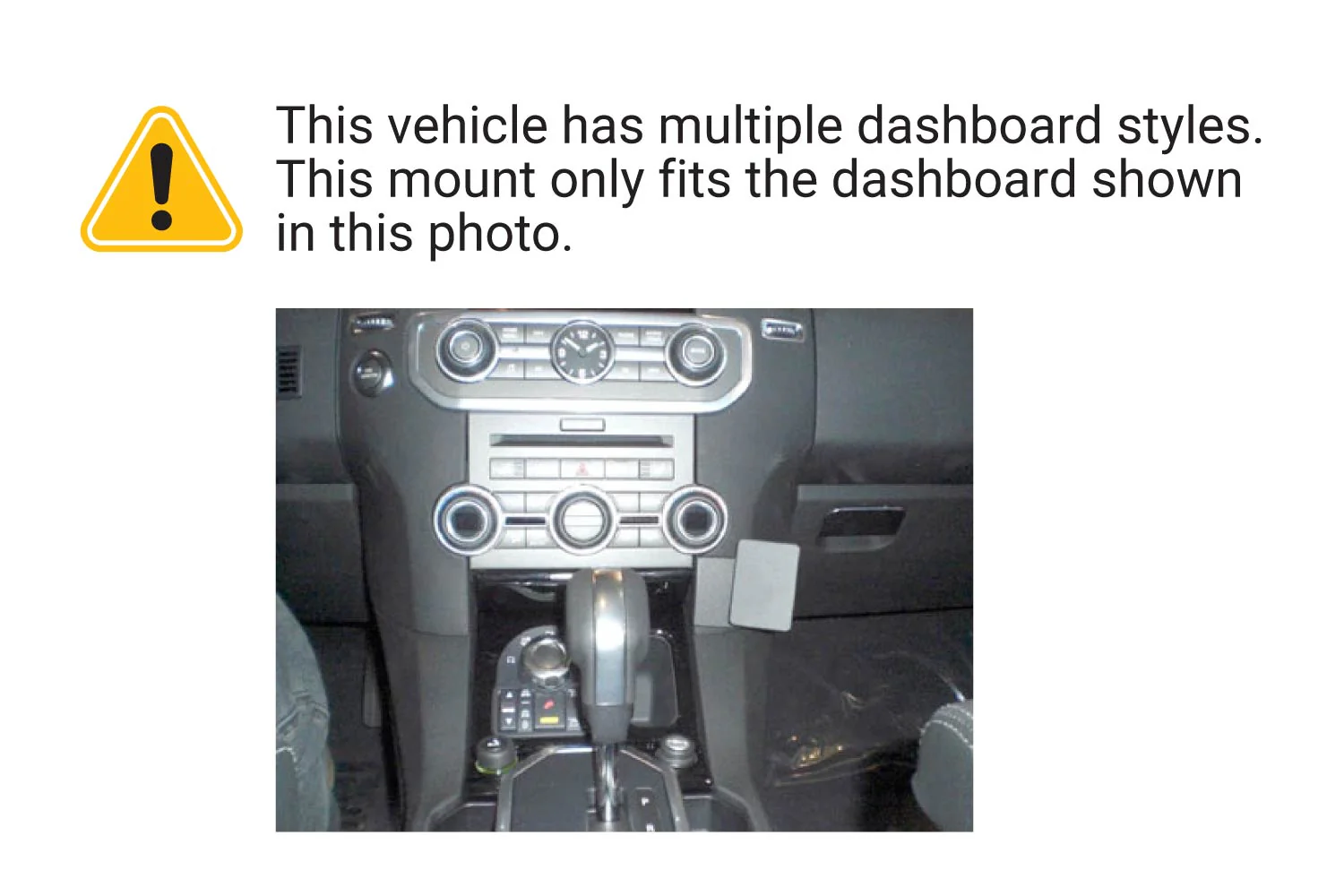 Angled Dash Mount for Land Rover LR4 - Image 3