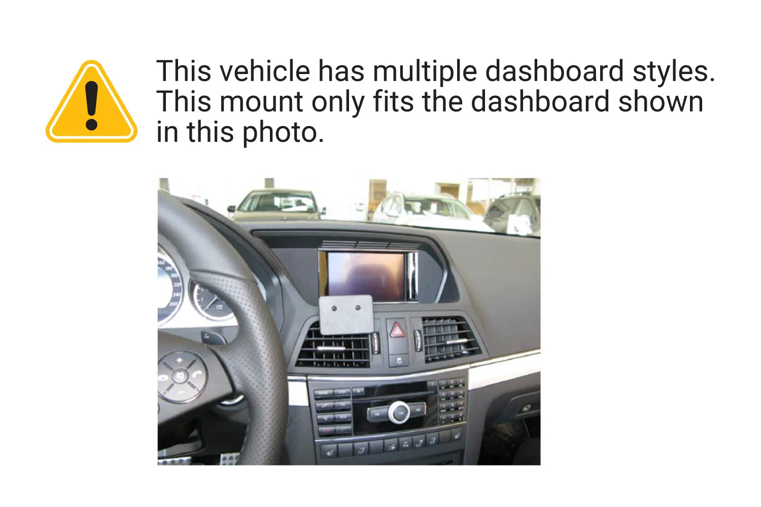 Center Dash Mount for Mercedes Benz E-Class Convertible/Coupe - Image 3