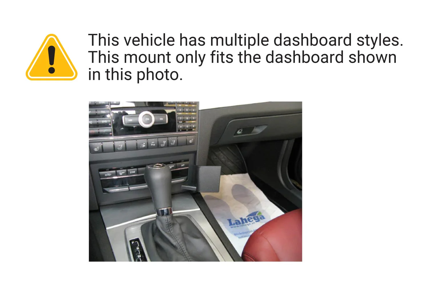 Angled Dash Mount for Mercedes Benz E-Class Convertible/Coupe - Image 3