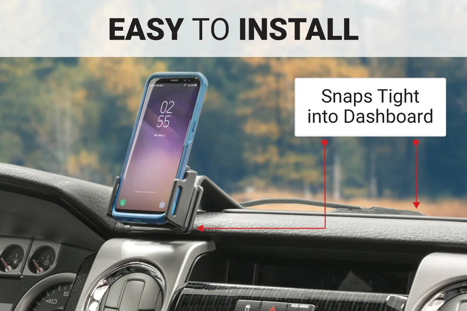 Center Dash Mount for Ford F-150, Lincoln Mark LT - Image 6