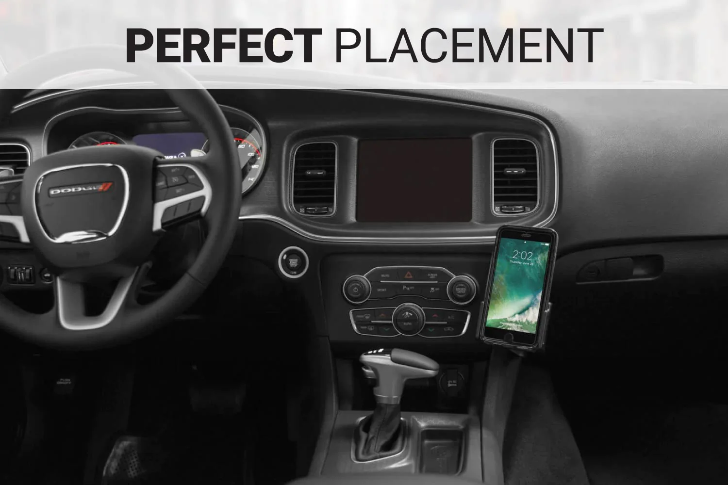 Angled Dash Mount for Dodge Charger - Image 4