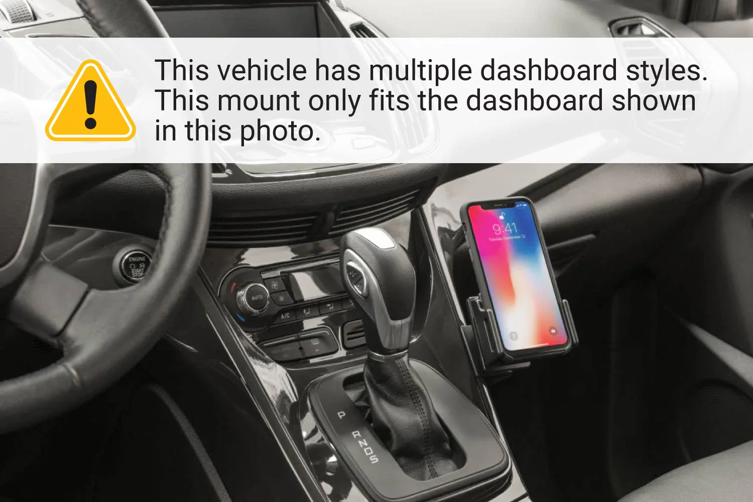 Angled Dash Mount for Ford C-Max, Escape/Escape Hybrid - Image 9