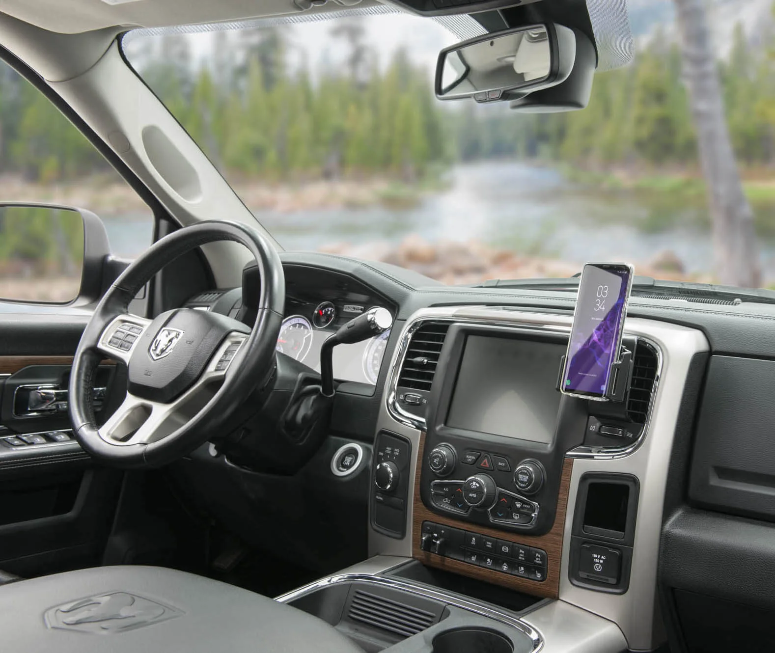 Angled Dash Mount for RAM 1500/2500/3500/4500/5500, 1500 Classic - Image 3