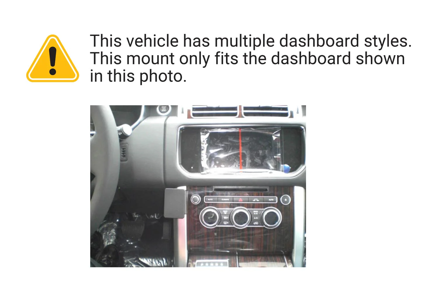 Center Dash Mount Low for Land Rover Range Rover - Image 3