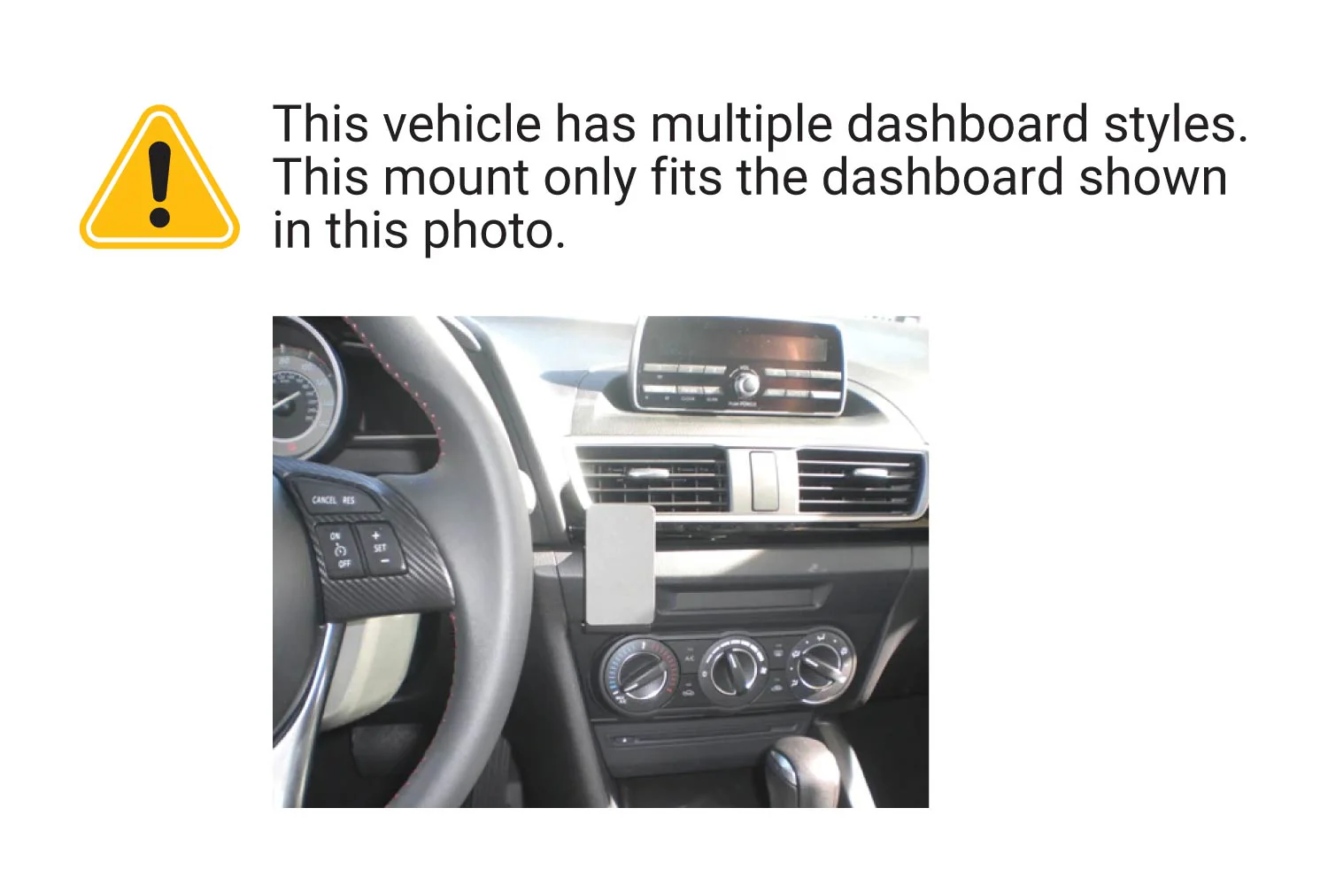 Center Dash Mount for Mazda 3 - Image 5