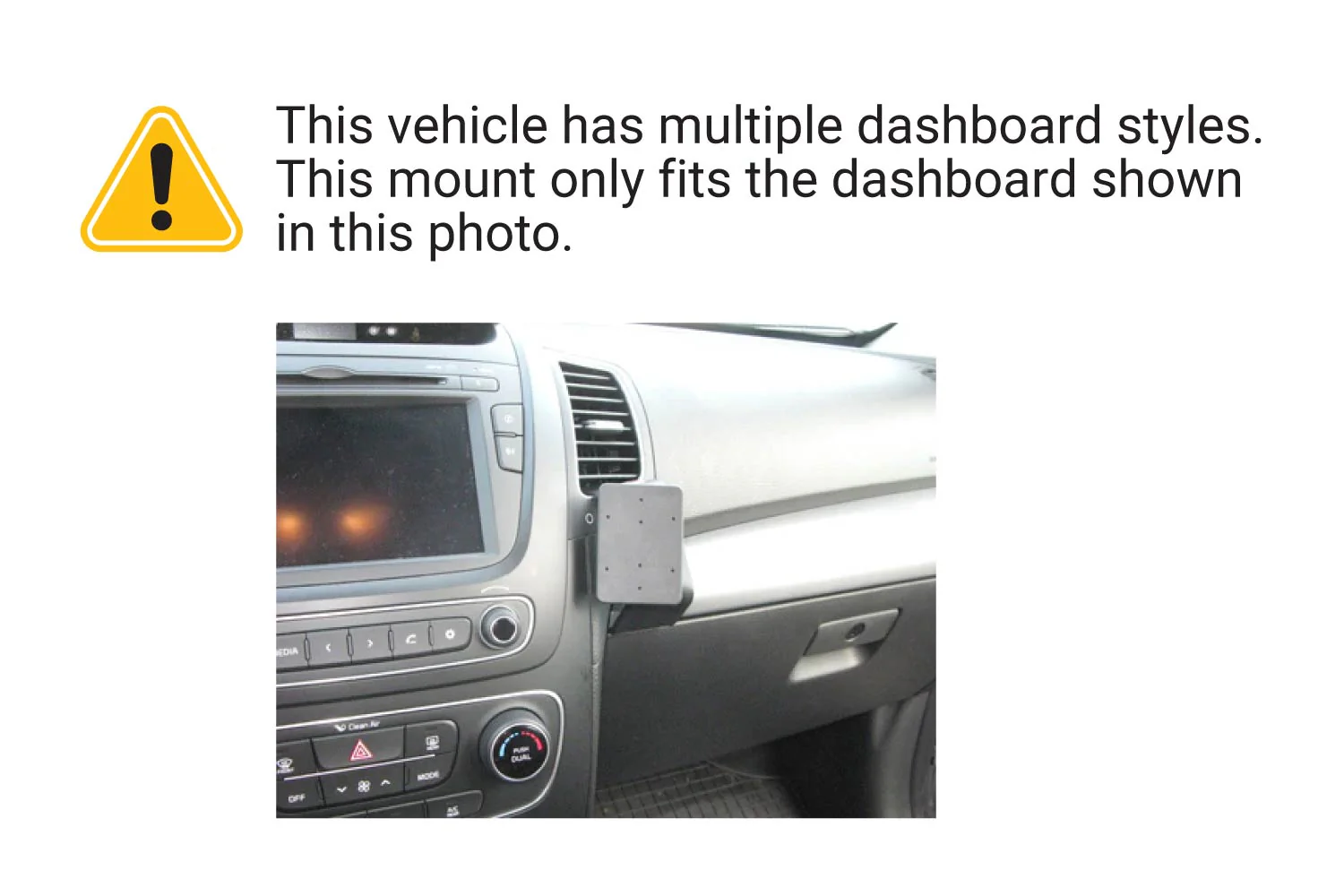 Angled Dash Mount for Kia Sorento - Image 3