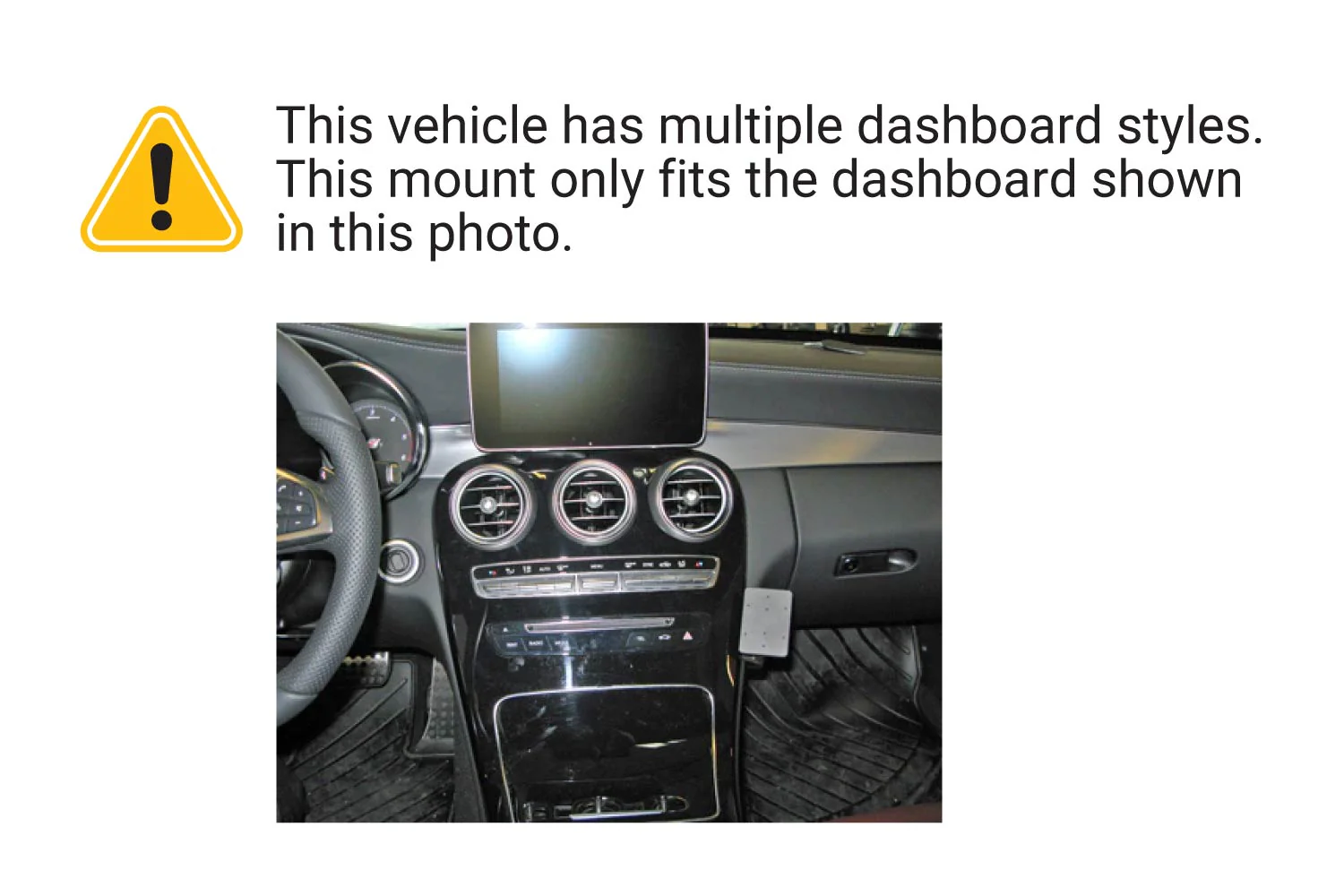 Angled Dash Mount for Mercedes Benz C-Class - Image 3