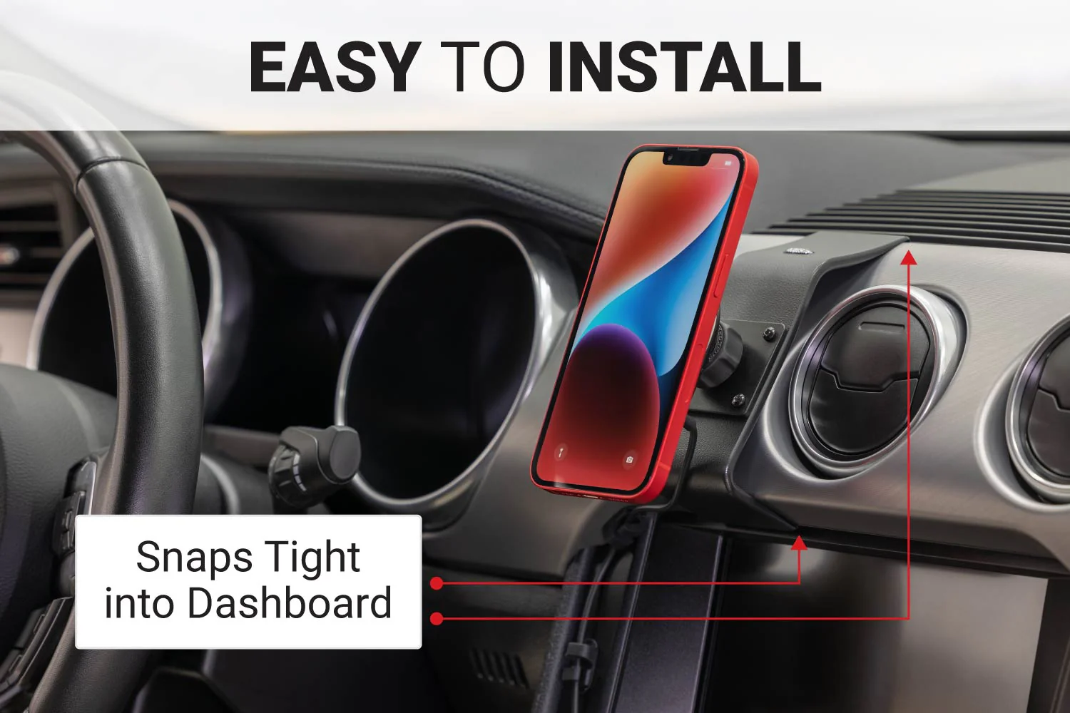 High Center Dash Mount for Ford Mustang - Image 6