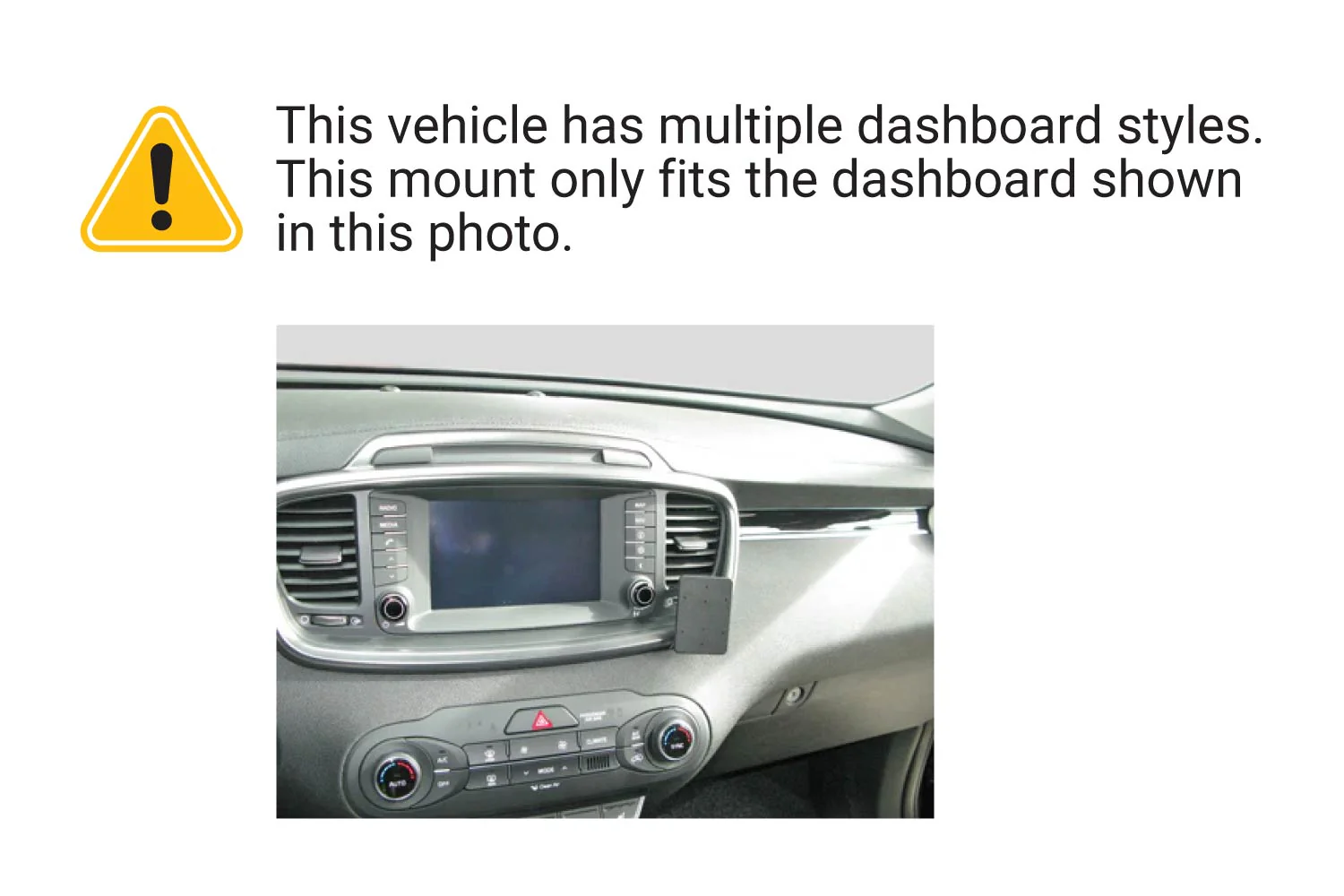 Angled Dash Mount for Kia Sorento - Image 3