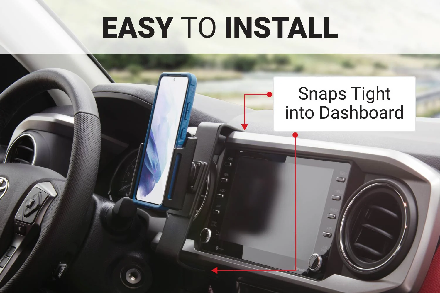 Center Dash Mount for Toyota Tacoma - Image 6