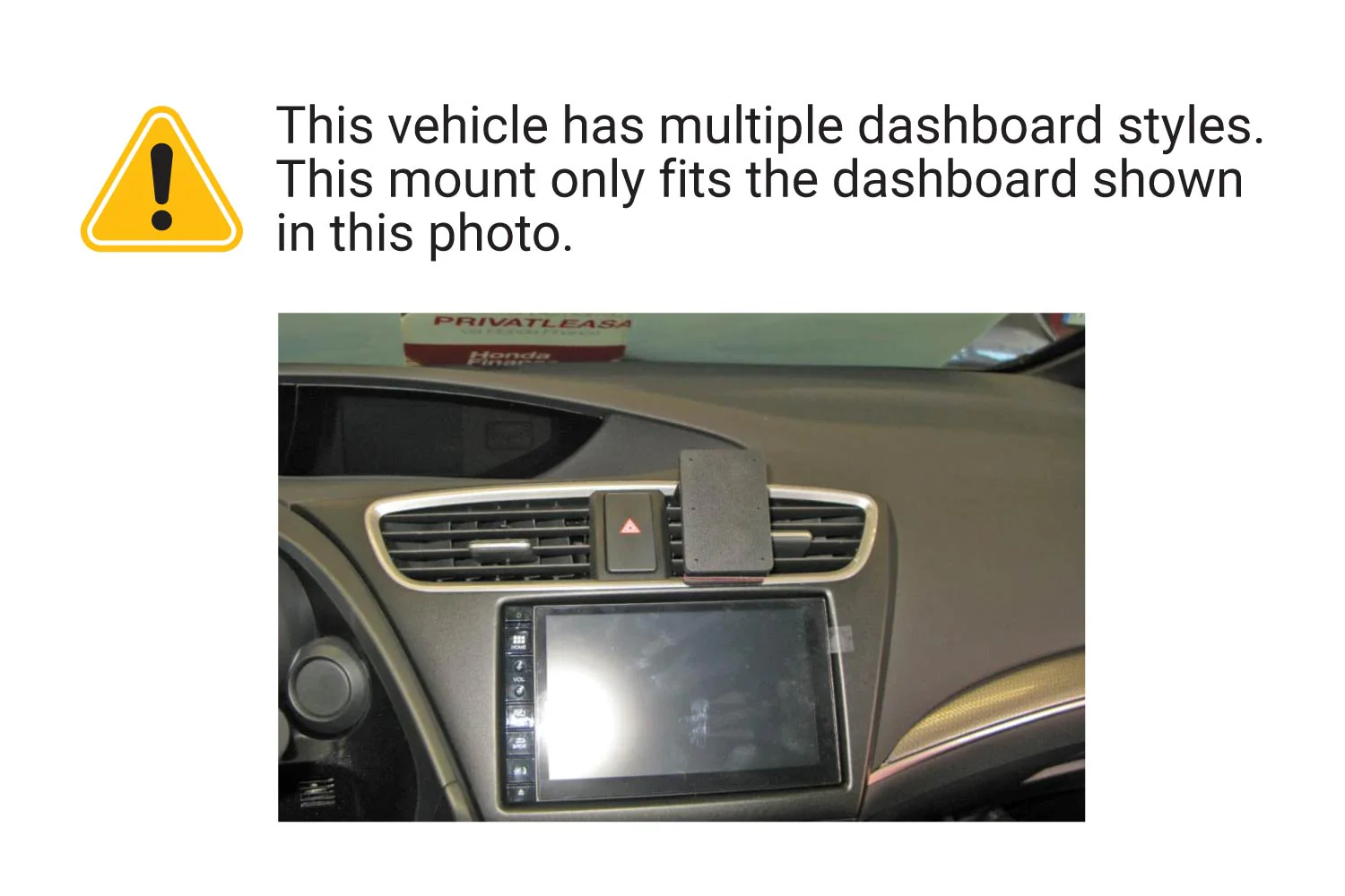 Center Dash Mount for Honda Civic/Civic Si - Image 5