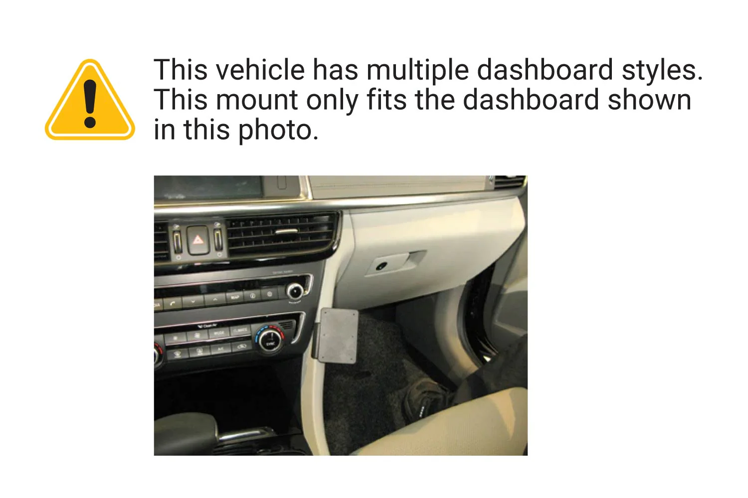 Center Dash Mount for Kia Optima - Image 3