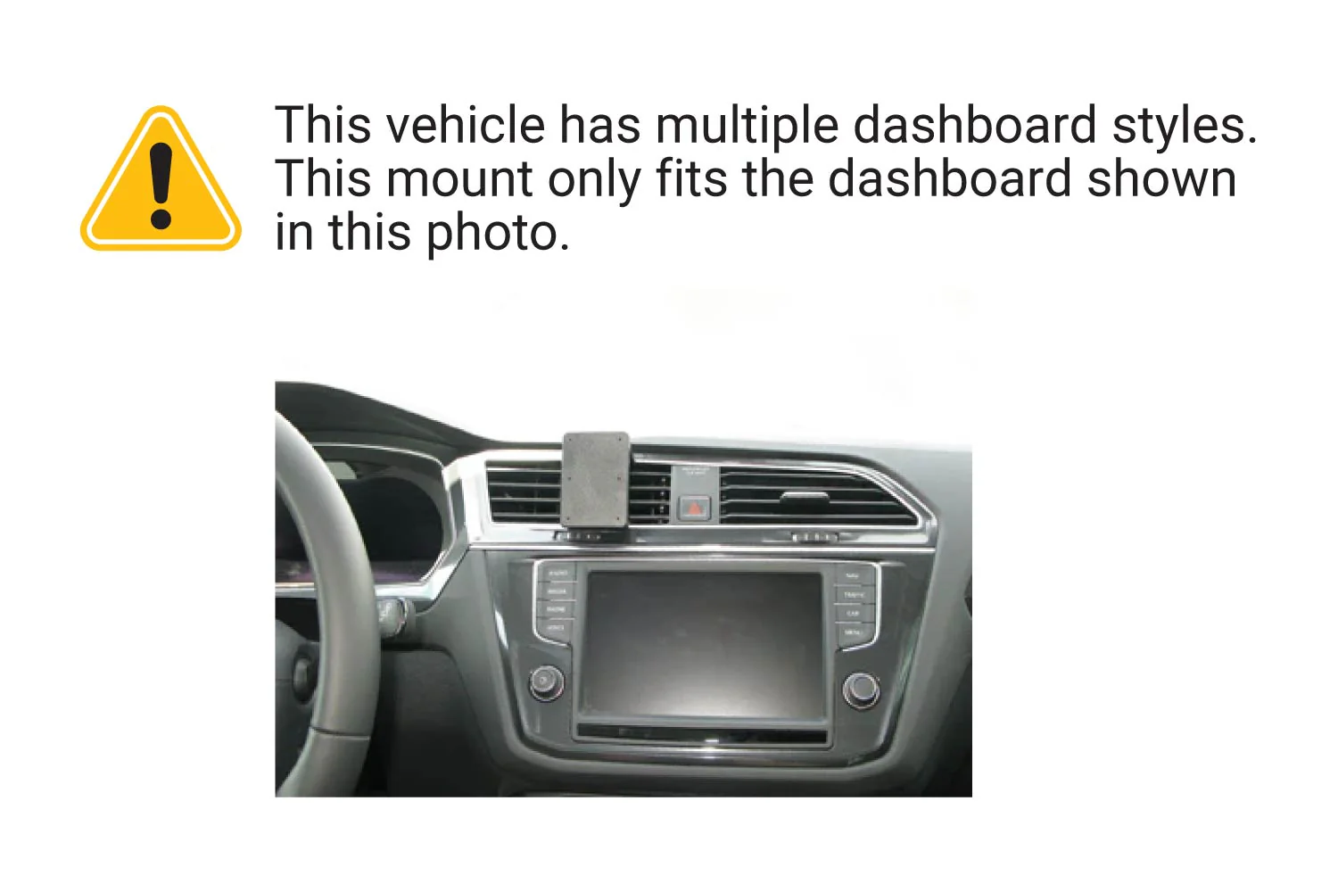 Center Dash Mount for VW Tiguan - Image 3