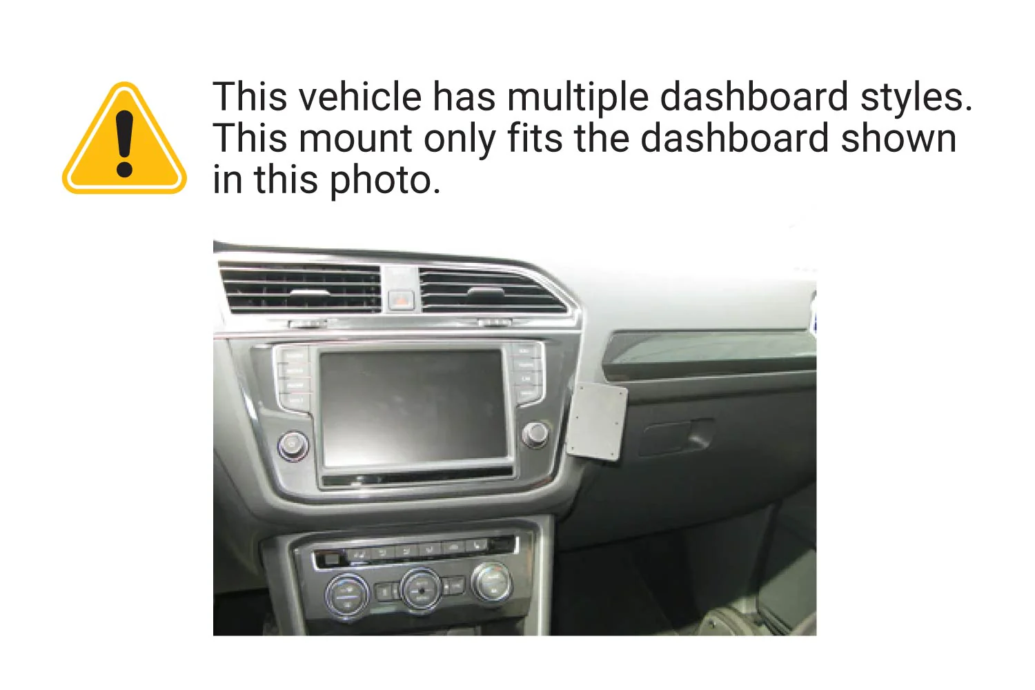 Angled Dash Mount for VW Tiguan - Image 3
