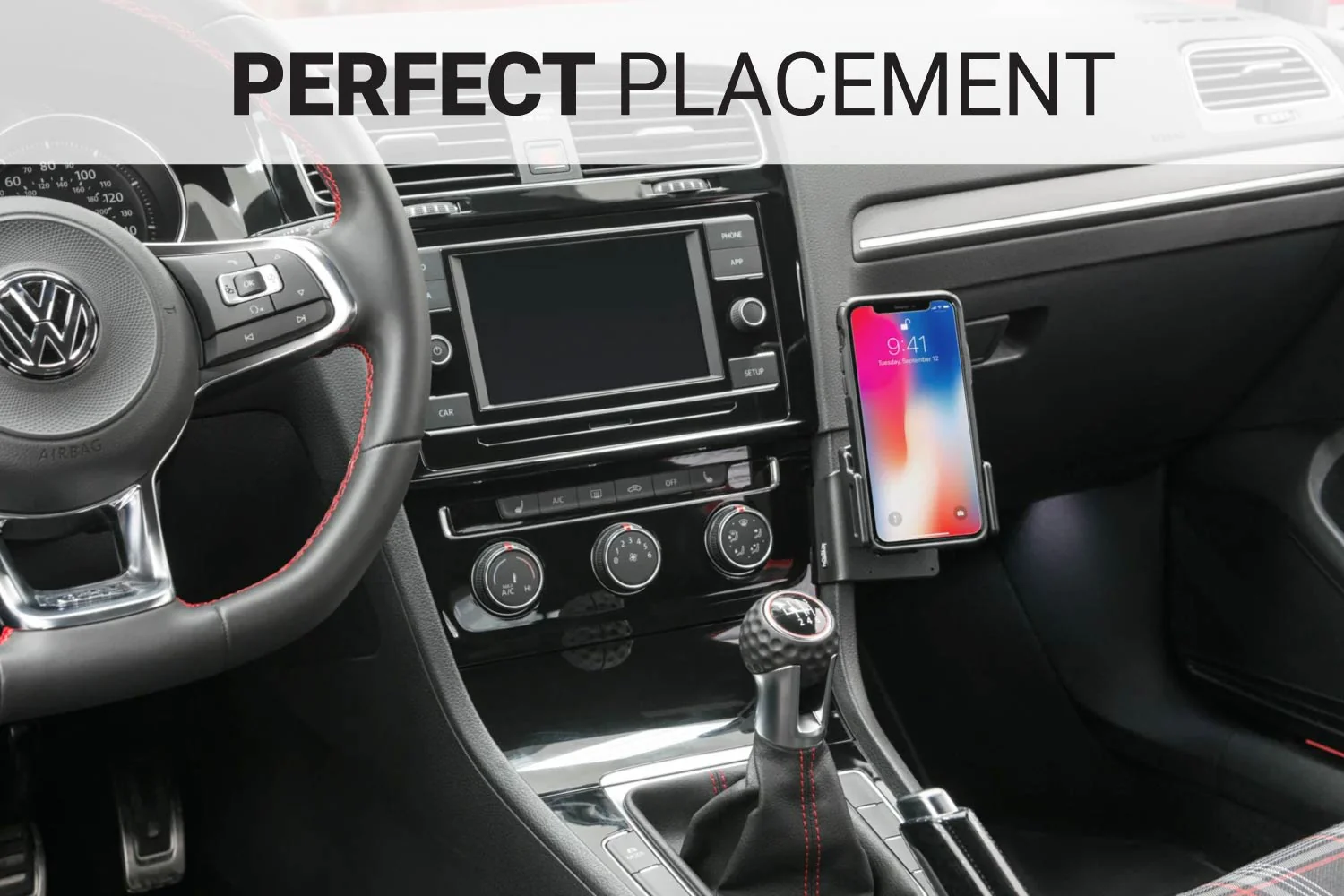Angled Dash Mount for VW Golf (GTI) VII - Image 4