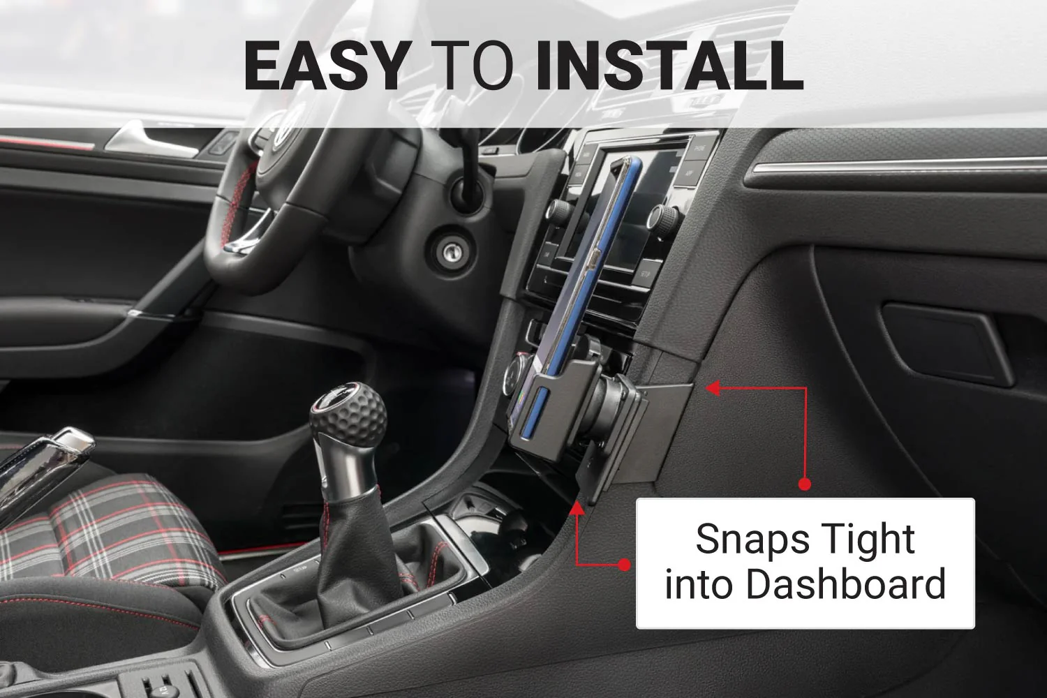 Angled Dash Mount for VW Golf (GTI) VII - Image 6