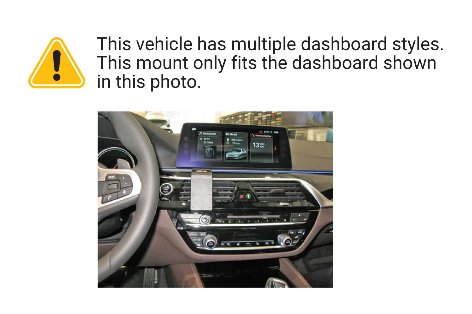 Center Dash Mount for BMW 5/6-series/M5 - Image 4