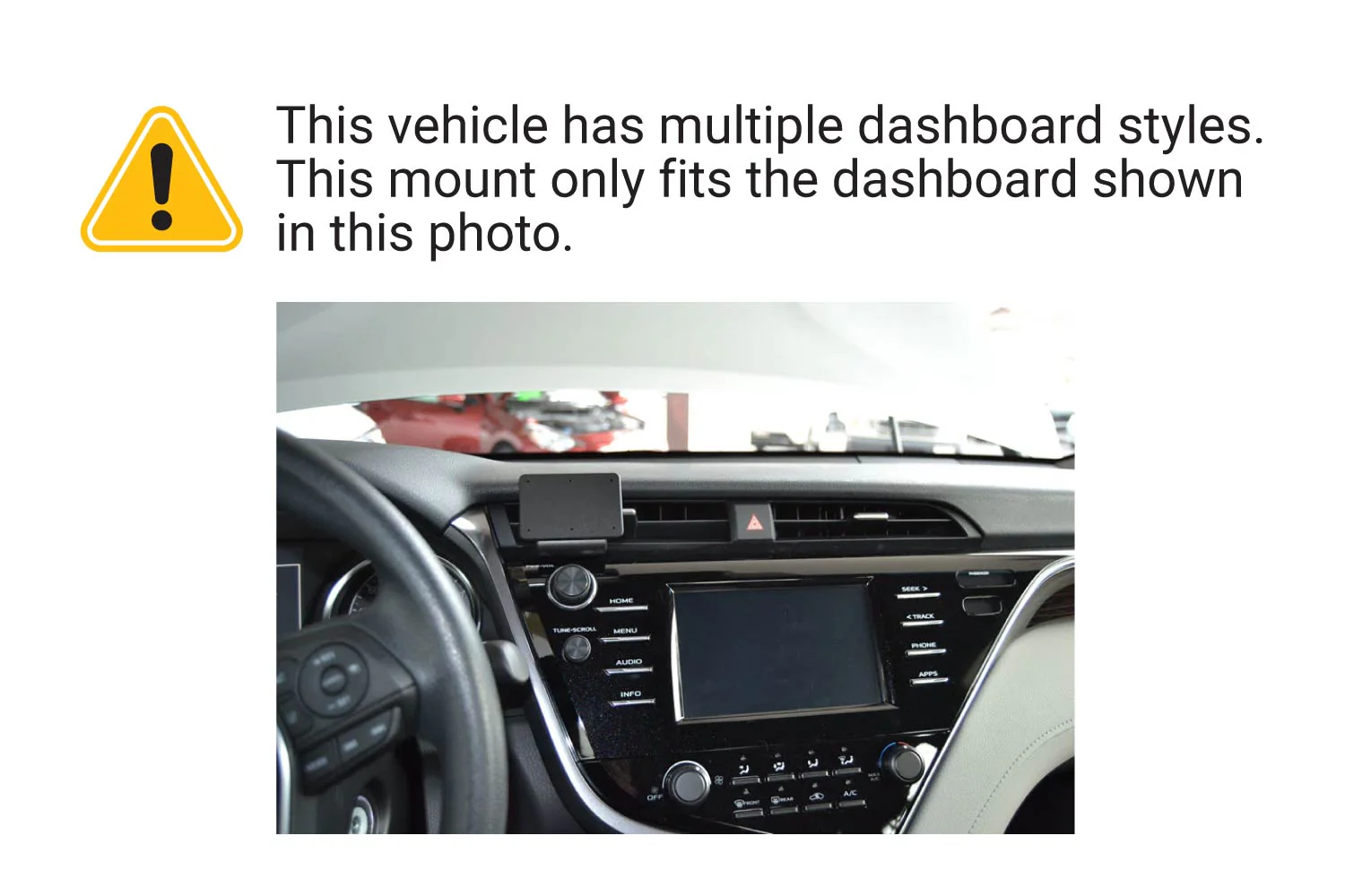 Center Dash Mount for Toyota Camry - Image 7