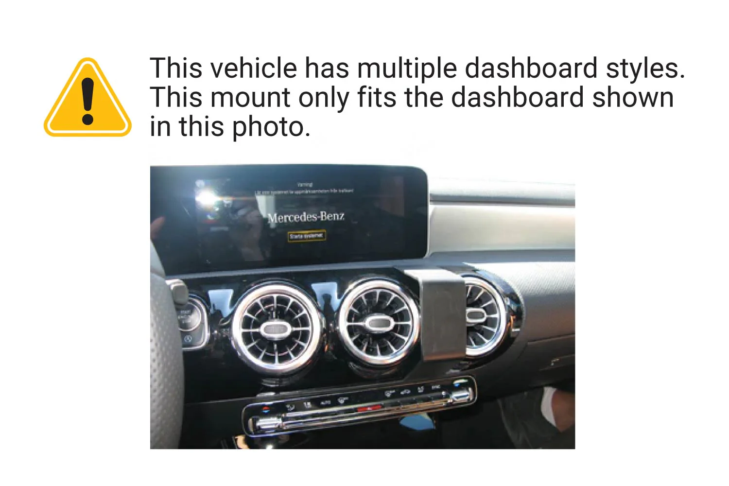 Angled Dash Mount for Mercedes Benz A/CLA-Class - Image 4