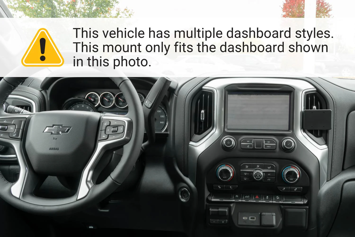 Angled Dash Mount for Select Chevy Silverado and GMC Sierra Models - Image 8